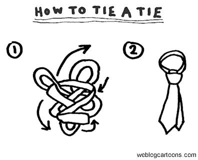 How to tie a tie